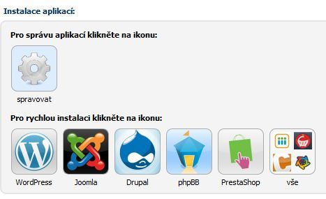 Czechiaapps - ovládání