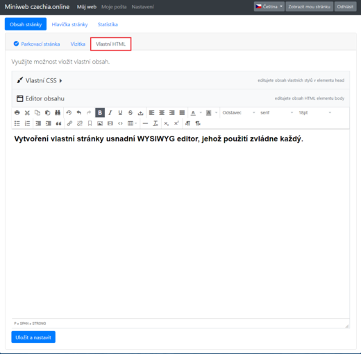vlastni_stranka - administrace miniwebu.png