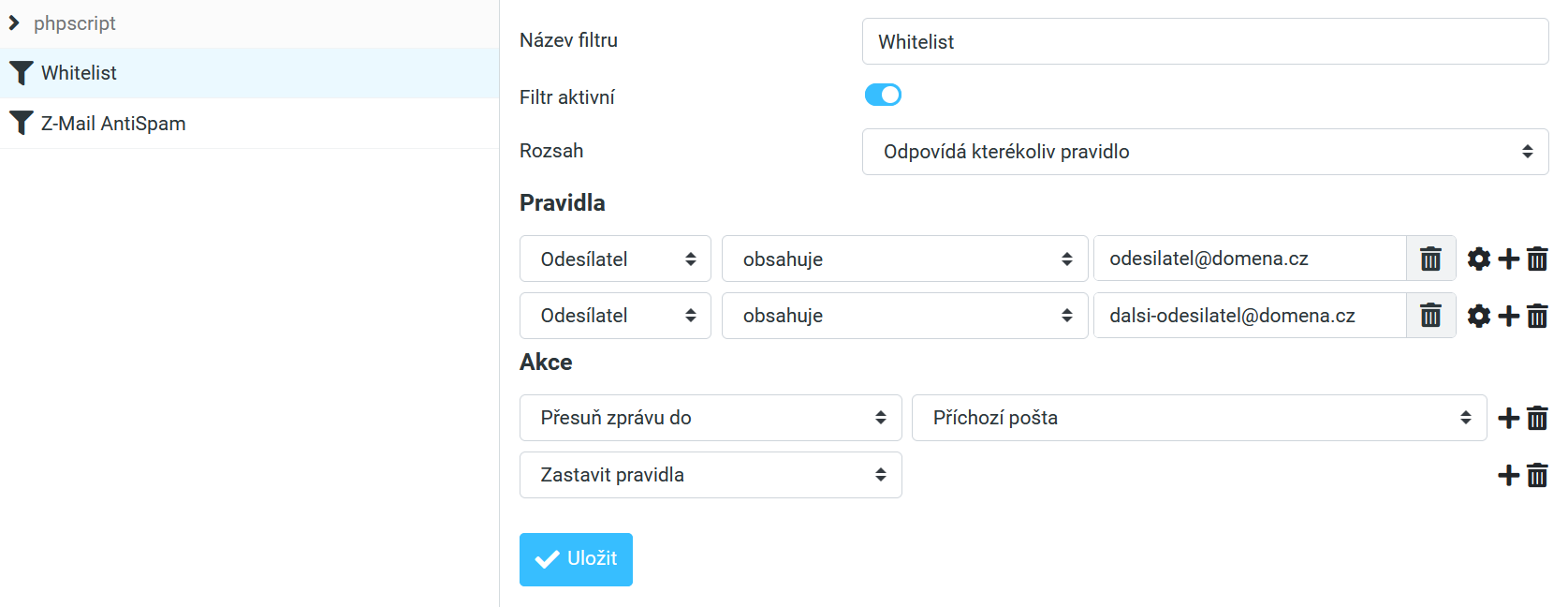 whitelist_napoveda